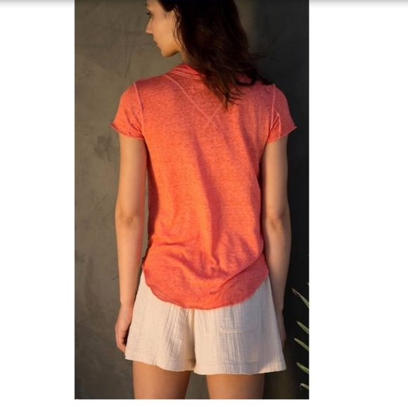 WOMEN'S FREE PEOPLE KIA TEE ORANGE SIZE MEDIUM - Picture 12 of 12